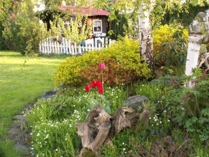 Aranżacja ogrodu w stylu wiejskim